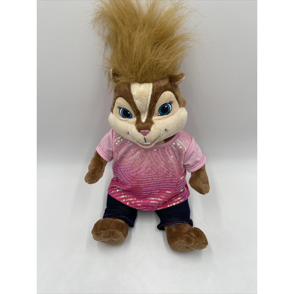 Alvin and the Chipmunks Build a Bear Plush Brittany With 2 Pieces Authentic #021 - Picture 2 of 12